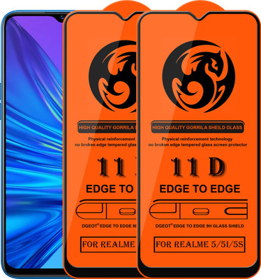 HQ Protection Edge To Edge Screen Guard for Realme 5S(Pack of 2)