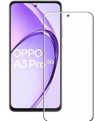 SMART TELECOM Edge To Edge Screen Guard for Oppo A3 Pro 5g, Oppo K12X 5G(Pack of 1)