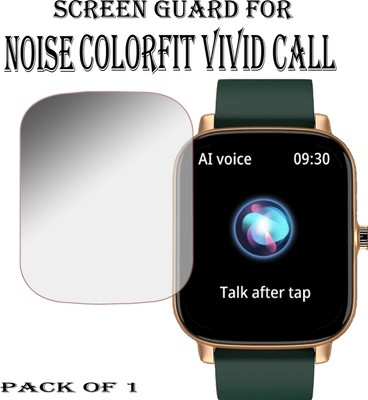 EJZATI Edge To Edge Screen Guard for NOISE COLORFIT VIVID CALL SMARTWATCH(Pack of 1)