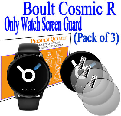 daffin Edge To Edge Screen Guard for Boult Cosmic R(Pack of 3)