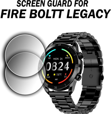 EJZATEX Edge To Edge Screen Guard for FIRE BOLTT LEGACY SMARTWATCH(Pack of 2)