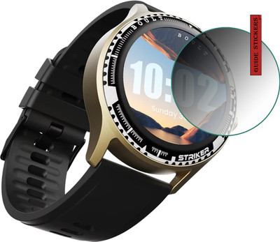 EJZATEX Edge To Edge Screen Guard for BOULT STRIKER SMARTWATCH(Pack of 1)