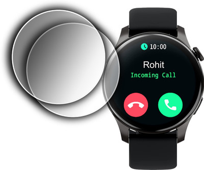 ejzatex Edge To Edge Screen Guard for TITAN TALK SMARTWATCH(Pack of 2)