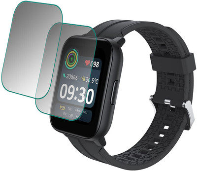 hirdesh Edge To Edge Screen Guard for Realme TechLife Watch SZ100(Pack of 2)