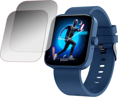 ejzatex Edge To Edge Screen Guard for CROSSBEATS IGNITE SPECTRA PLUS SMARTWATCH(Pack of 2)