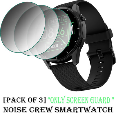 EJZATEX Edge To Edge Screen Guard for NOISE CREW SMARTWATCH(Pack of 3)