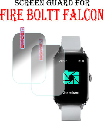 EJZATEX Screen Guard for FIRE BOLTT FALCON SMARTWATCH(Pack of 2)