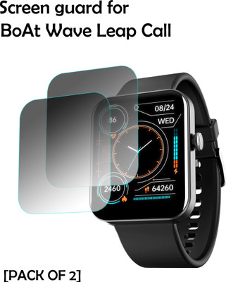 EJZATI Edge To Edge Screen Guard for BOAT WAVE LEAP CALL SMARTWATCH(Pack of 2)