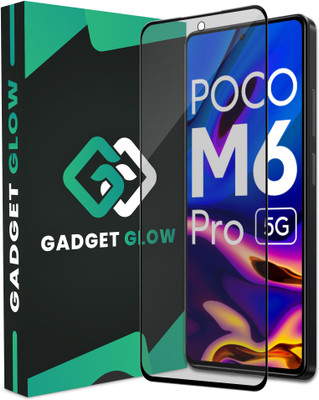 Gadget Glow Edge To Edge Screen Guard for Poco M6 Pro 5G, Poco M6 Pro, Redmi 12 2023, Redmi 12 5G, Matte Finish(Pack of 1)