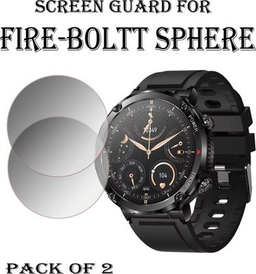 EJZATI Edge To Edge Screen Guard for FIRE BOLTT SPHERE SMARTWATCH(Pack of 2)