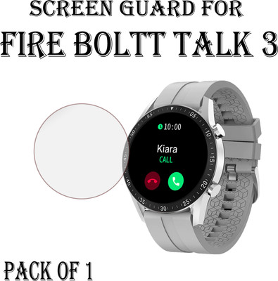 EJZATI Edge To Edge Screen Guard for FIRE BOLTT TALK 3 SMARTWATCH(Pack of 1)