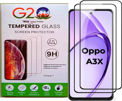 ANKIT MANUFACTURING Edge To Edge Screen Guard for OPPO A3X 5G, PREMIUM QUALITY LIFE TIME PROTECTION(Pack of 1)
