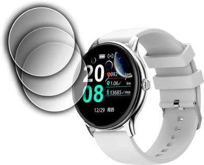 ejzatex Edge To Edge Screen Guard for FIRE BOLTT HURRICANE PRO SMARTWATCH SCREEN GUARD(Pack of 3)