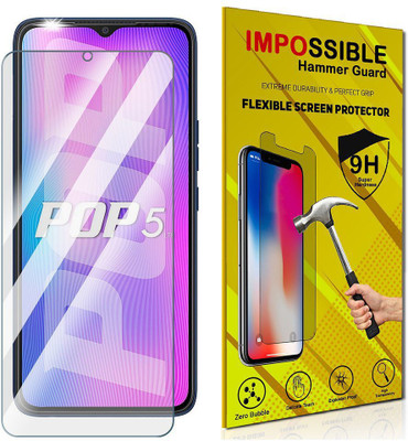 Enlinea Edge To Edge Screen Guard for Tecno Pop 5 LTE Front (Glossy)(Pack of 1)