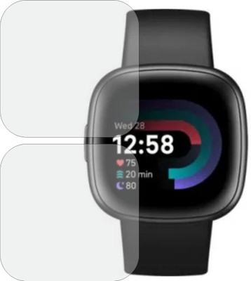 TELTREK Edge To Edge Screen Guard for Fitbit Versa 4(Pack of 2)