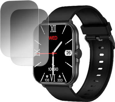 EJZATI Edge To Edge Screen Guard for FIRE BOLTT ETERNO SMARTWATCH(Pack of 2)