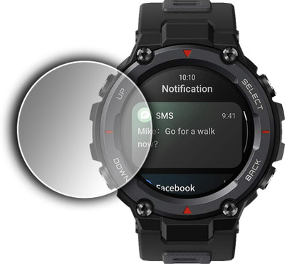 EJZATI Edge To Edge Screen Guard for AMAZFIT T-REX PRO SMARTWATCH(Pack of 1)