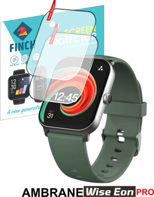 FINCH Edge To Edge Screen Guard for AMBRANE WISE EON PRO CALLING SMARTWATCH(Pack of 2)