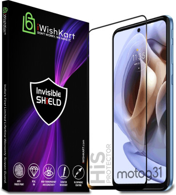 iWishKart Edge To Edge Screen Guard for MOTOROLA G31, MOTOROLA Moto G31 / G71 5G Gorilla Glass(Pack of 1)