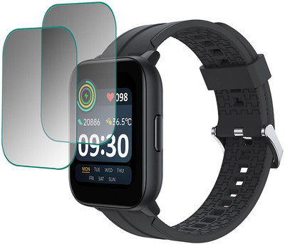 YCHROZE Edge To Edge Screen Guard for Realme TechLife Watch SZ100(Pack of 2)