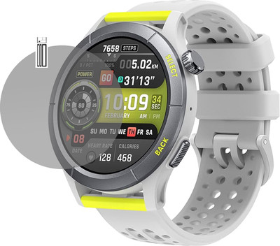 YCHROZE Edge To Edge Screen Guard for Amazfit Cheetah(Pack of 1)