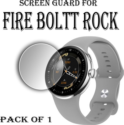 EJZATI Edge To Edge Screen Guard for FIRE BOLTT ROCK SMARTWATCH SCREEN GUARD(Pack of 1)