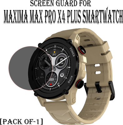 EJZATI Edge To Edge Screen Guard for MAXIMA MAX PRO X4 PLUS SMARTWATCH(Pack of 1)