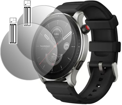 YCHROZE Edge To Edge Screen Guard for AMAZFIT GTR 4(Pack of 2)
