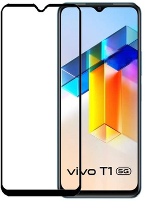 MobiCraft Zone Edge To Edge Screen Guard for Vivo T1 5G(Pack of 2)