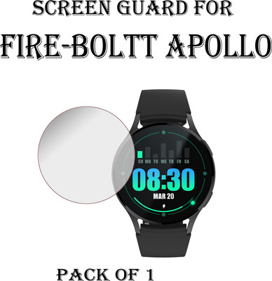 EJZATI Edge To Edge Screen Guard for FIRE BOLTT APOLLO SMARTWATCH(Pack of 1)