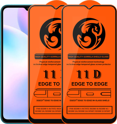 HQ Protection Edge To Edge Screen Guard for Redmi 9 Active(Pack of 2)
