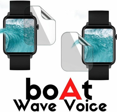 Aleena Edge To Edge Screen Guard for boAt Wave Voice 0.363(Pack of 2)