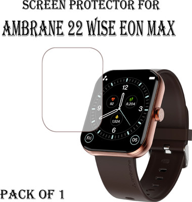 EJZATI Edge To Edge Screen Guard for AMBRANE WISE EON MAX SMARTWATCH(Pack of 1)