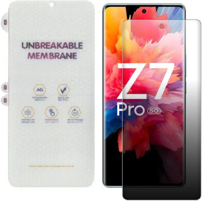 MB SHILD Edge To Edge Screen Guard for iQOO Z7 Pro 5G, (Not a Tempered Glass, it’s a Nano Fiber Unbreakable Membrane)(Pack of 1)