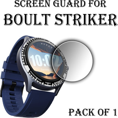 EJZATI Edge To Edge Screen Guard for BOULT STRIKER SMARTWATCH(Pack of 1)
