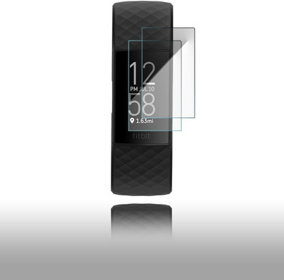 Enlinea Edge To Edge Screen Guard for Fitbit Charge 4(Pack of 2)