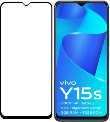 RichCell Edge To Edge Screen Guard for Vivo Y15S(Pack of 2)
