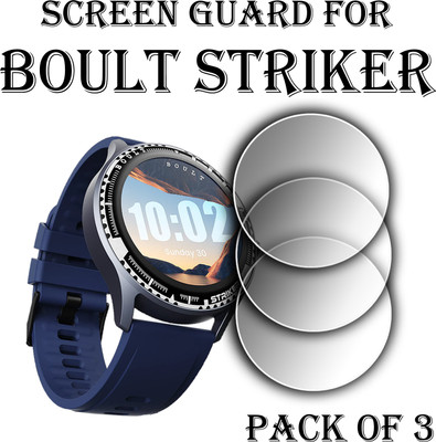 EJZATI Edge To Edge Screen Guard for BOULT STRIKER SMARTWATCH(Pack of 3)