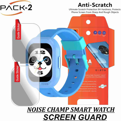 Olonga Edge To Edge Screen Guard for NOISE CHAMP 2 SMARTWATCH(Pack of 2)