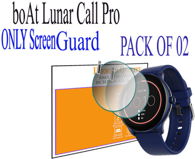 daffin Edge To Edge Screen Guard for boAt Lunar Call Pro(Pack of 2)