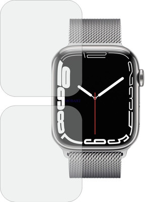 MOBART Edge To Edge Screen Guard for APPLE WATCH SERIES 7 ALUMINUM 41 mm GPS PLUS CELLULAR(Pack of 2)