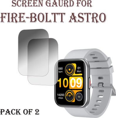 EJZATI Edge To Edge Screen Guard for FIRE BOLTT ASTRO SMARTWATCH(Pack of 2)