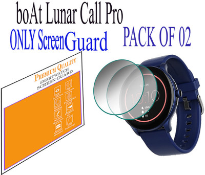 HIDEOUS Edge To Edge Screen Guard for boAt Lunar Call Pro(Pack of 2)
