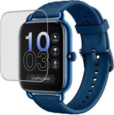 CUBES Edge To Edge Screen Guard for OnePlus Nord Watch with 45MM AMOLED Display Smartwatch, Touch Sensitive | Unbreakable | Ultra Thin | 9H High Grade TPU Film ( Not a Glass Tempered )(Pack of 2)