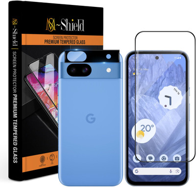 MS-Shield Edge To Edge Screen Guard for Google Pixel 8a, With Camera Lens Protector(Pack of 1)