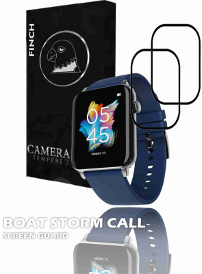 FINCH Edge To Edge Screen Guard for BOAT STORM CALL WATCH, DIZO WATCH 2(Pack of 2)