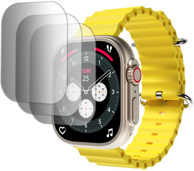 DOUMOF Edge To Edge Screen Guard for Pebble Crest SMARTWATCH(Pack of 3)
