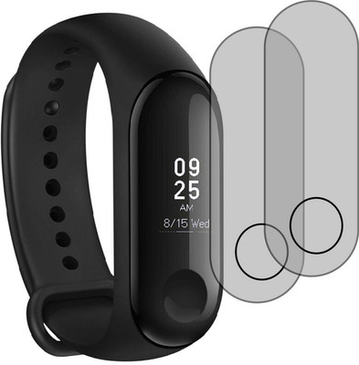 RapTag Edge To Edge Screen Guard for EV Mi band 3(Pack of 2)