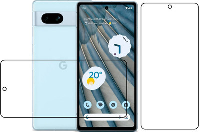 ARMORX Edge To Edge Screen Guard for GOOGLE PIXEL 7a 5G Smart Mobile Plastic And Fiber Impossible Flexible tempered Glass GOOGLE PIXEL 7a(Pack of 1)