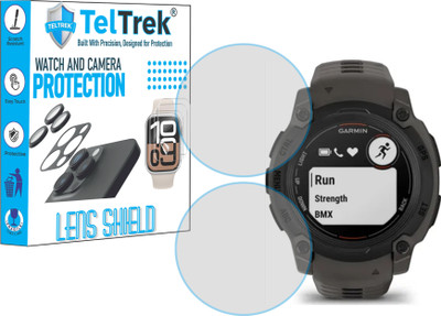 TELTREK Edge To Edge Screen Guard for Garmin Instinct E 45mm(Pack of 2)
